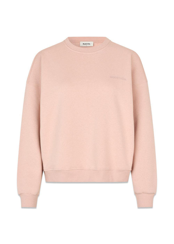 Paulamd sweat - Peach Whip-Sweaters-Modström-Butler Loftet