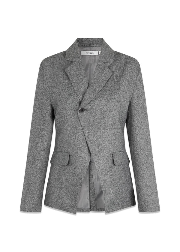 Pearl Blazer - Speckled Grey-Blazers-Oval Square-Butler Loftet