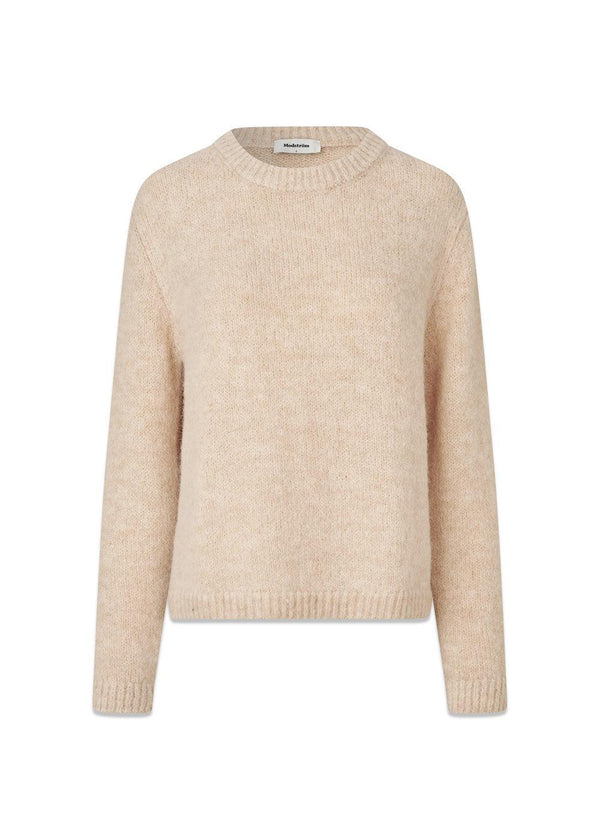 Philipmd o-hals - Vanille Crème-Knitwear-Modström-Butler Loftet