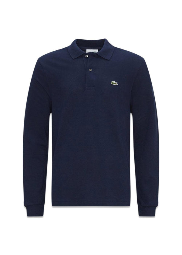 Polo Classic Fit Long Sleeve - Navy-T-shirts-Lacoste-Butler Loftet
