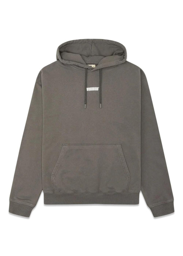 Pope Base Hoodie - Antra Grey-Hoodies-Woodbird-Butler Loftet