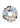 Printed Cotton Frill Scrunchie - Multicolour-Accessories-Ganni-Butler Loftet