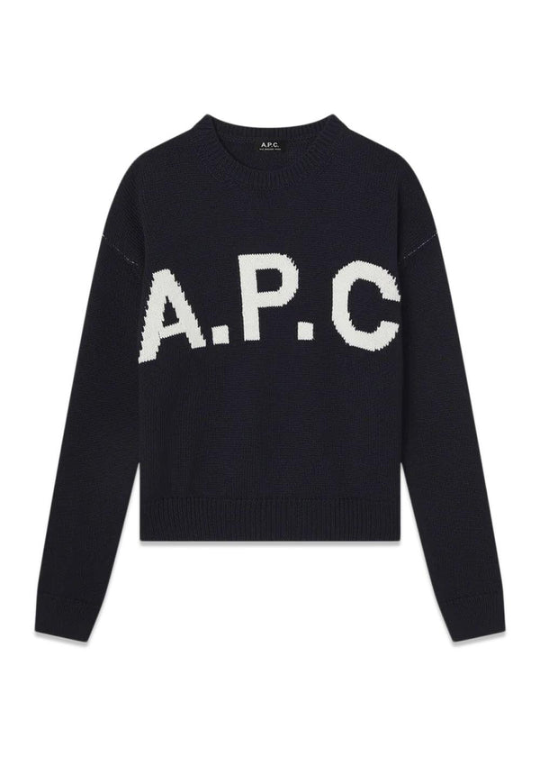Pull Col Rond - Donker Marine-Knitwear-A.P.C-Butler Loftet