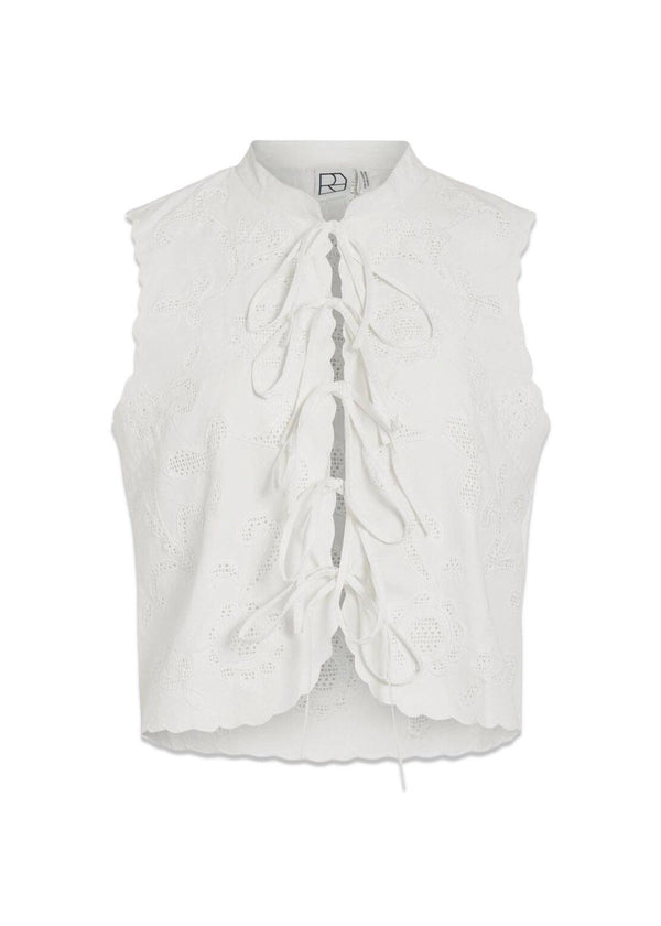 ROUAMELINE CHINA KRAAG TOP - Cloud Dancer-Top-ROUGE EDIT-Butler Loftet