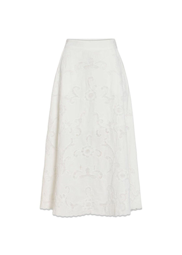 ROUAMELINE HW ENKEL ROK/1 - Cloud Dancer-Rokken-ROUGE EDIT-Butler Loftet
