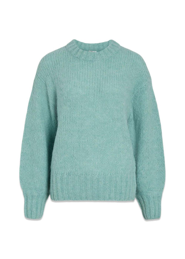 GEBREIDE TRUI MET RONDE HALS - Aquifer-Knitwear-ROUGE EDIT-Butler Loftet
