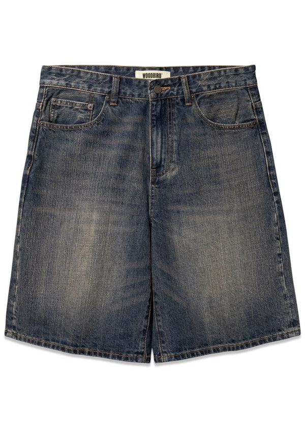 Rami Buff Shorts - Donkerblauw-Shorts-Woodbird-Butler Loftet