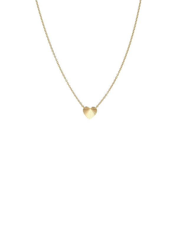 Reflection Heart Necklace - Gold-Plated Silver-Jewellery-Jane Kønig-Butler Loftet