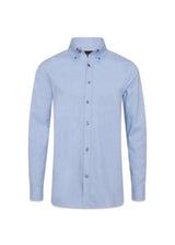 Reg Fit BD Brushed Flannel - Blauw-Overhemden-Oscar Jacobson-Butler Loftet