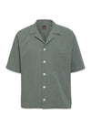 Reg Fit Cuban SS Seersucker overhemd - Balsam Green-shirts-Oscar Jacobson-Butler Loftet
