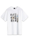 Reg Fit SS T Shirt Dessert - White-T-shirts-Paul Smith - PS-Butler Loftet