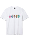Reg Fit T-shirt Robots - Wit-T-shirts-Paul Smith - PS-Butler Loftet