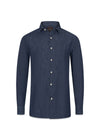 Reg Fit Wide Spread - Midnight Blue-Overhemden-Oscar Jacobson-Butler Loftet