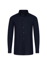Regular Fit Signature Linnen - Marine-Overhemden-Oscar Jacobson-Butler Loftet