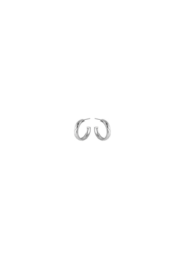 River Hoops - Silver-Jewellery-Pernille Corydon-Butler Loftet