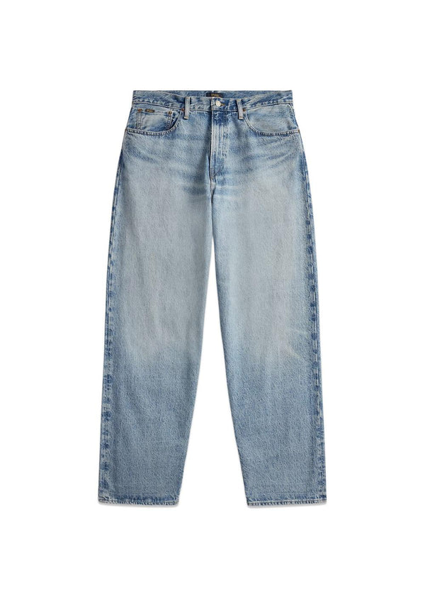 Rivington Relaxed Fit Jean - Blauw-Jeans-Ralph Lauren-Butler Loftet