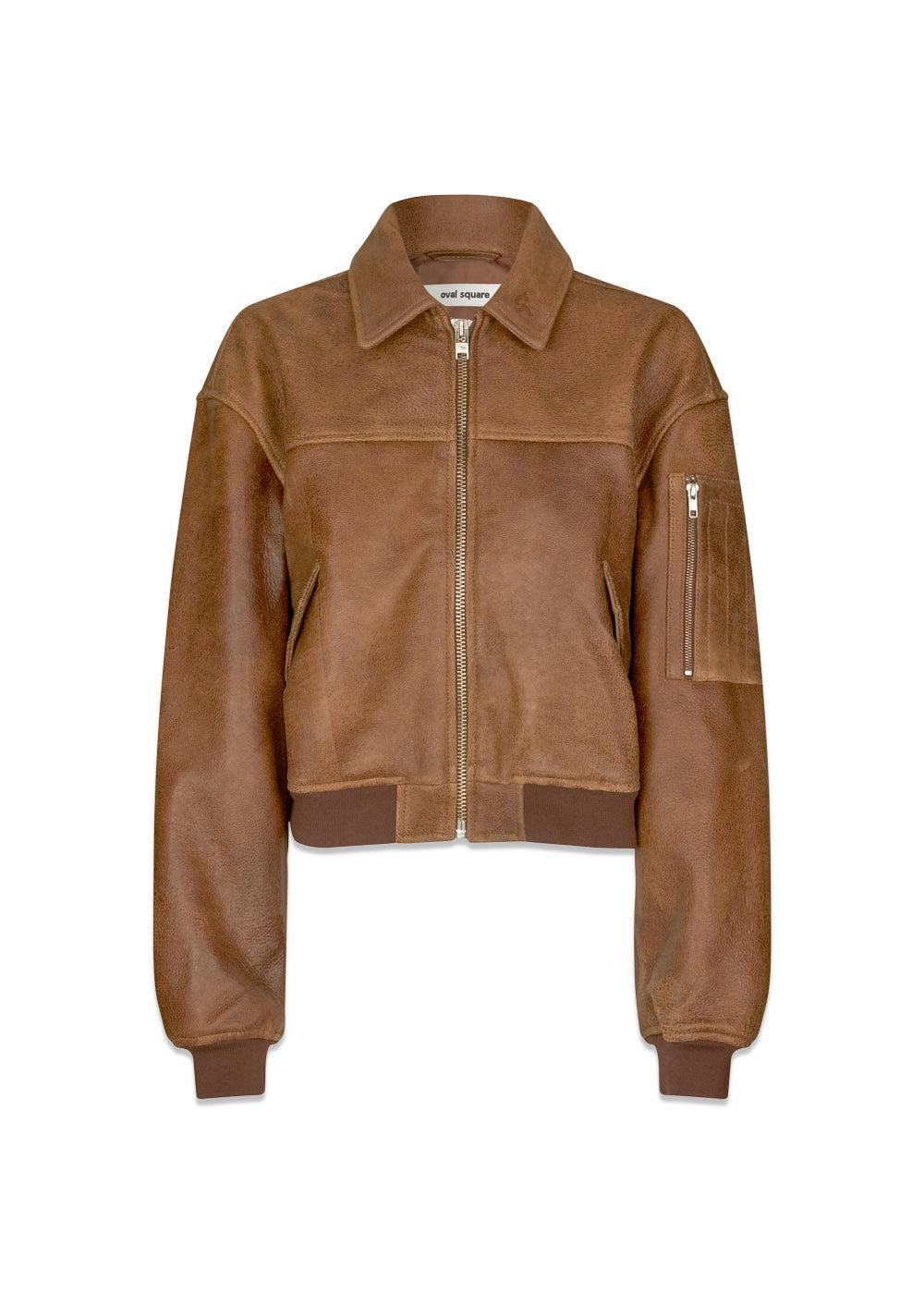 Rocky Leather Bomber - Used Brown-Outerwear-Oval Square-Butler Loftet