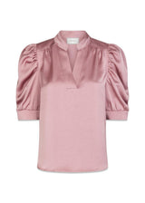 Roella Zware Satijnen Blouse - Evening Rose-Blouses-Neo Noir-Butler Loftet