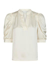 Roella Zware Satijnen Blouse - Parelblouses-Neo Noir-Butler Loftet
