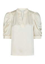 Roella Zware Satijnen Blouse - Parelblouses-Neo Noir-Butler Loftet