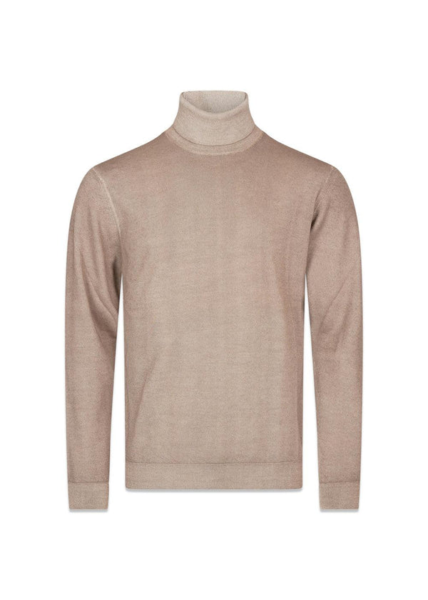 Rollneck Ekstra Fine - Sabbia-Knitwear-Daniele Fiesoli-Butler Loftet