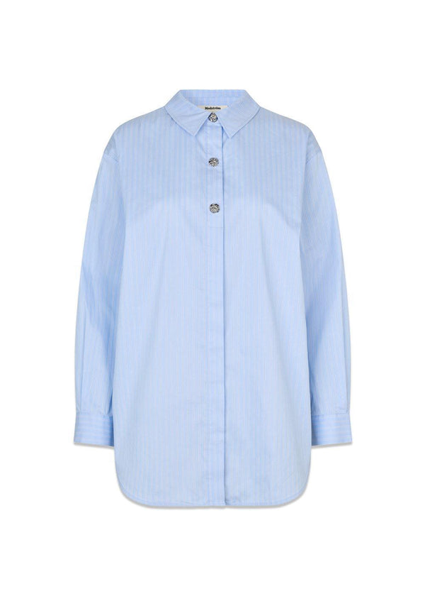 Rowanmd overhemd - Cashmere Stripe-Overhemden-Modström-Butler Loftet
