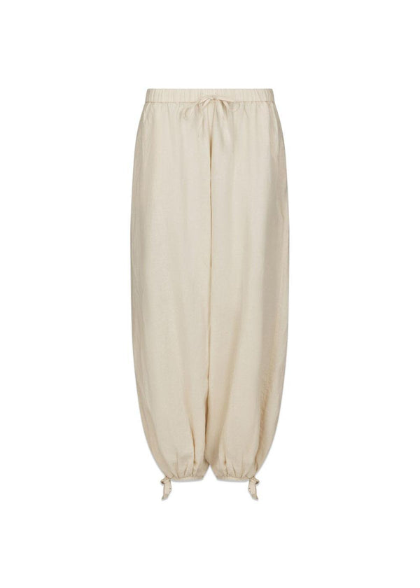Roxane Balloon Linnen Broek - Zandbroek-Neo Noir-Butler Loftet