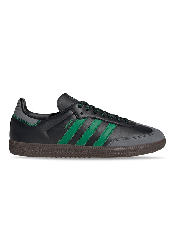 SAMBA OG - Core Zwart / Groen / Grijs Six-Shoes-Adidas Originals-Butler Loftet