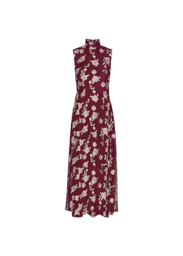 SLEEVELESS MAXI DRESS - Zinfandel Comb.-Dress-Rotate-Butler Loftet