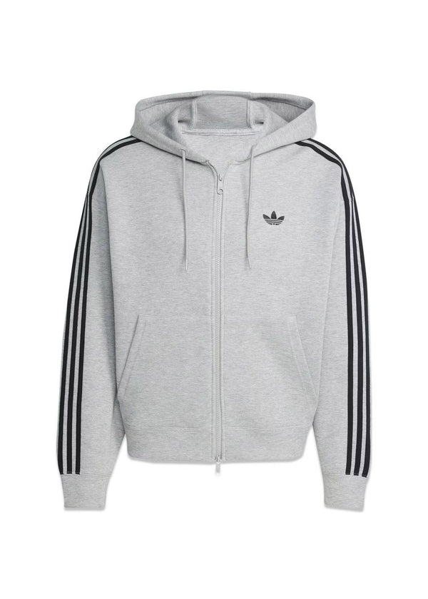 SPACER HOODIE - Middelgrijs Heather-Sweatshirts-Adidas Originals-Butler Loftet