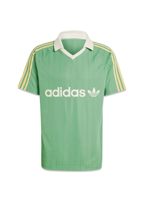 STRIPE JERSEY PRLOGR - Preloved Green-T-shirts-Adidas Originals-Butler Loftet