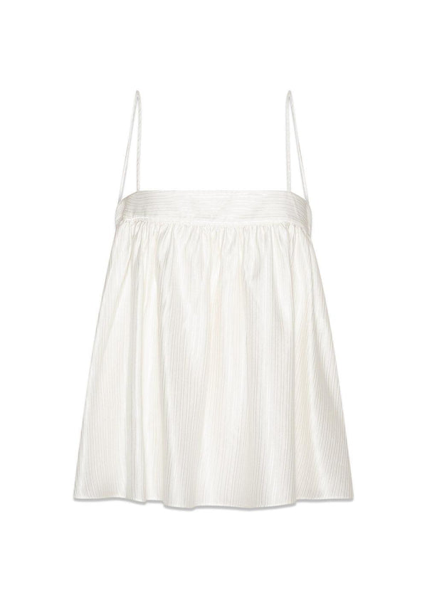 GESTREEPTE SLIP TOP - Bright White-Top-Rotate-Butler Loftet