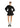 SUITING FLARED MINI JURK - Zwart-Jurk-Rotate-Butler Loftet