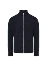 Saltum Sailor Zip - Marine-Knitwear-Clipper-Butler Loftet