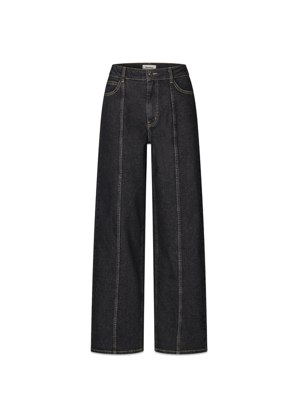 Sandermd jeans - Zwart-Jeans-Modström-Butler Loftet