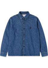 Sebastian Shirt LS - Blauw-shirts-Edwin-Butler Loftet