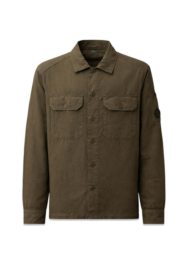 Overhemden - Broken Twill - Gunmetal-Shirts-C.P. Bedrijf-Butler Loftet