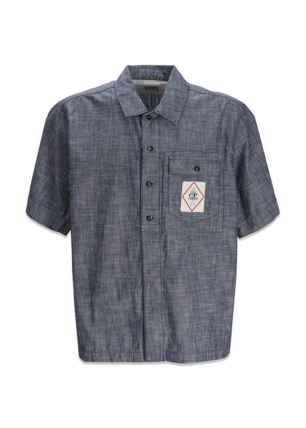 Chambray met korte mouwen 4,75 oz - Chambray-Shirts-C.P. Bedrijf-Butler Loftet