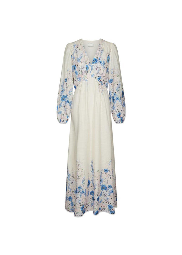 Silfi Bloemenprint Jurk - Blauw-Jurk-Neo Noir-Butler Loftet