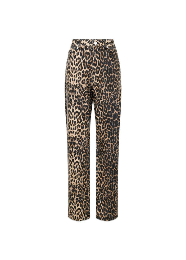 Simona Leopard Pants - Leopard-Pants-Neo Noir-Butler Loftet