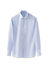 Slim Fit Signature Twill Puntig - Lichtblauw-Overhemden-Eton-Butler Loftet