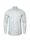 Etons Slim - Floral Print - Light Blue. Køb shirts her.