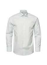 Slim Floral Print Shirt - Light Green-Shirts-Eton-Butler Loftet