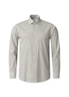 Slim - Geometrische kenmerkende twill - Groene print-shirts-Eton-Butler Loftet