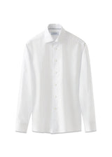 Slanke geometrische kenmerkende twill - lichtblauw-shirts-Eton-Butler Loftet