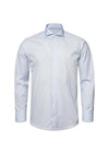 Etons Slim-Poplin Print - Light Blue. Køb shirts her.