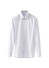 Slank poplin overhemd - Lichtblauw-Shirts-Eton-Butler Loftet