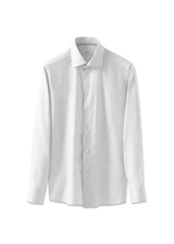 Slim - Semi Solid Fine Twill - Melange-Overhemden-Eton-Butler Loftet