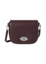 Kleine Darley Satchel Small Classic Grain - Black Cherry-Bags-Mulberry-Butler Loftet