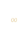 Small Ice Creoles size 20 mm - Gold-Jewellery-Pernille Corydon-Butler Loftet